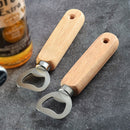 Creative Gift Beer Wine Bottle Opener Stainless Steel Rubber Handle Starter