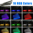 New 9 LED RGB 16 Color Interior Car Under Dash Foot Floor Seats Accent Lighting