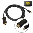 1.8M Mini DP Display Port Thunderbolt 2 to HDMI Cable Adapter For MacBook Pro bs