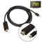 1.8M Mini DP Display Port Thunderbolt 2 to HDMI Cable Adapter For MacBook Pro bs