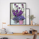 Violet Diamond Painting 5D DIY Full Round Drill Picture Rhinestone Mosaic