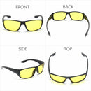 Anti-fatigue Unisex Night Driving Glasses Anti Glare Vision Driver Sunglasses