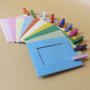 10PCS Mini Hanging Photo Frames DIY 6'' Picture Clip Rope Album Card Deco Dwgp