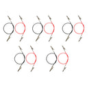 10pcs Copper Double Ended Alligator Clips Electrical DIY Test Leads Alligator