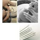 Stainless Steel Polymer Clay Tool Pottery Ceramic Carving Tool Engraving Li