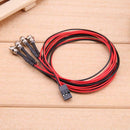 4 LED Headlight 3mm White/Red Light RC Car Parts for TRAXXAS HSP HPI REDCAT