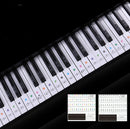Keyboard Piano Black Removable Piano And Keyboard Stickers For 49 61 76 88 FT