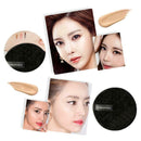 Fiber Makeup Remover Pad Reusable Face Cleaning Sponge Cosmetic Puff (Black A