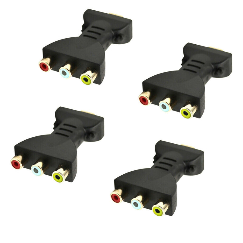 4Pcs HDMI to AV Male to Female Vedio Audio Converter for Home Theater DVD