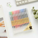 12 Color Fashion Color Gel Pen Box Office Stationery New Pen School Maker P8P5