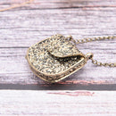 fashion style bag shape carved bronze pendant long necklacechain sweater chain~Z