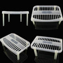 Sink Rack Stackable Board Organizer Folding Drain Tray Kitchen Board Bowl S