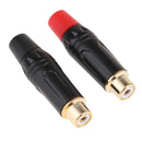 1 Pair of Audio High-end  Built-in Socket RCA Connection Socket Connector