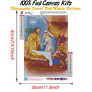 5D DIY Full Drill Diamond Painting Birth of Jesus Cross Stitch Kit (B027)