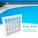 Swimming Pool Floor Drain Cover Abs Replacement Square Main Drain Water Pip