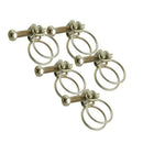 5 pcs 13-19 mm adjustment range wire water oil tube hose clamps D8E9