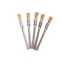 5X/set 3mm*5mm Shank Polishing Brass Wire Wheel Brushes Rotary Cleaning Tool BX