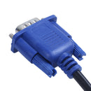 3 Meter PC Computer 15Pin VGA Male to Female M/F Cable Adapter Black