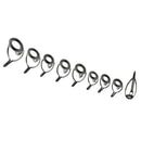 18pcs Fishing Rod Guide Tip Eye Ring for Rod Building 6# 8# 10# 12# 16# 20#