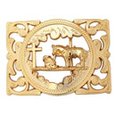 Fashion Knight Horse Belt Buckle Large Cowboy Cowgirl Unisex Engraved Belt Clamp