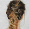 Wedding Party Hairpin Imitated Headdress Plait Hairclip Vine Accessories J1 K7V8