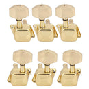 6 Pcs Tuning Pegs Machine Heads Machine Heads For Electro / Acoustic Guitar