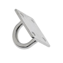 4 x 5mm Square Pad Eye Plates Ceiling Hooks Anchor Hanger Stainless Steel Staple
