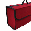 Trunk Organizer Felt Cloth Foldable Car SUV Storage Bag Cargo Box Wine R GRB