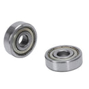 2 Pcs 6200ZZ 10mm x 30mm x 9mm Double Shielded Ball Bearings W5Y5