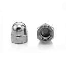 25Pcs 1/4 inch - 20 Stainless Steel Dome Head Cap Acorn Hex Nuts 25Pcs