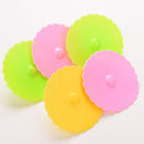 5x Anti-dust Cup Cover Coffee Mug Suction Seal Lid Silicone Airtight Noveltyã€ OZ