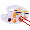 1X Traditional Oval Mixing Art Artist Alternatives Paint Tray Color Palette