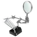 Magnifier W/ Stand Alligator Clip Auxiliary for Soldering Jewelry