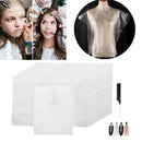 200pcs Disposable Hair Cutting Cape Gown Clear Salon Apron Cloth for Barber