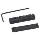 Adjustable Pom Nut Slotted for 4 Strings Bass Guitar Replacement Parts Blac