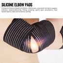 Nylon Breathable Gym Sports Elastic Elbow Bandage Arm Support Brace Pads