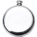 Round Stainless Steel Pocket Flask With Build-In Shot Glass 5Oz Hip Flask M P1X9