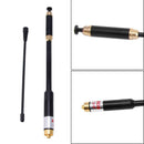 Retractable/Telescopic VHF/UHF (144/430Mhz) Antenna SMA-F for BaoFeng,PUXING