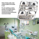 20 X Dental Metal Brackets Brace Orthodontic Standard MBT 345 New 022 hooks N8O4