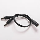 5.5 x 2.1mm CCTV Camera 1 Female to 2 Male DC 12V Power Splitter Cable Adapter^