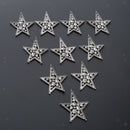 10 Pcs Crystal Embellishments Flatback Rhinestone Buttons DIY Craft Decor