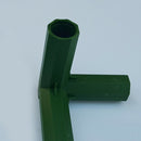 2pcs Green Plastic 16mm Greenhouse Pipe Fittings PVC Building Fittings 3L