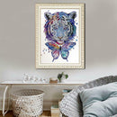 5D DIY Special Shaped Diamond Painting Tiger Butterfly Embroidery Craft Kit