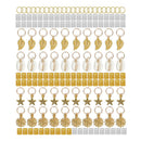 164Pcs Decorations Pendants Dreadlocks Beads Metal Cuffs Hair Rings Clips FT