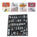 45pcs Sewing Machine Presser Foot Feet Kit Set With Box For Brother Singer