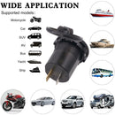 Waterproof Dual 4.2A USB Fast Charger Socket Power Outlet with Digital Voltmeter