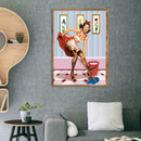 5D DIY Full Drill Diamond Painting Cross Stitch Embroidery Kit (Beauty04)