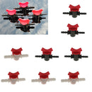 8x Water Flow Control Valve Water Pressure Regulator Shut Off Valve 8mm+10mm