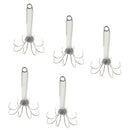 5pcs Luminous Squid Jigs Squid Lure Hook Octopus Hard Baits Sea Fishing 7cm