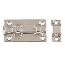 Boat Barrel Bolt Door Latch / Lock - 3 Inch x1.3 Inch  - 316 Stainless Steel